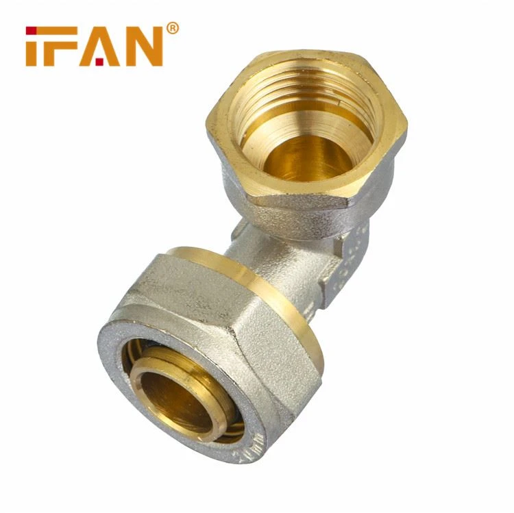 brass compression elbow