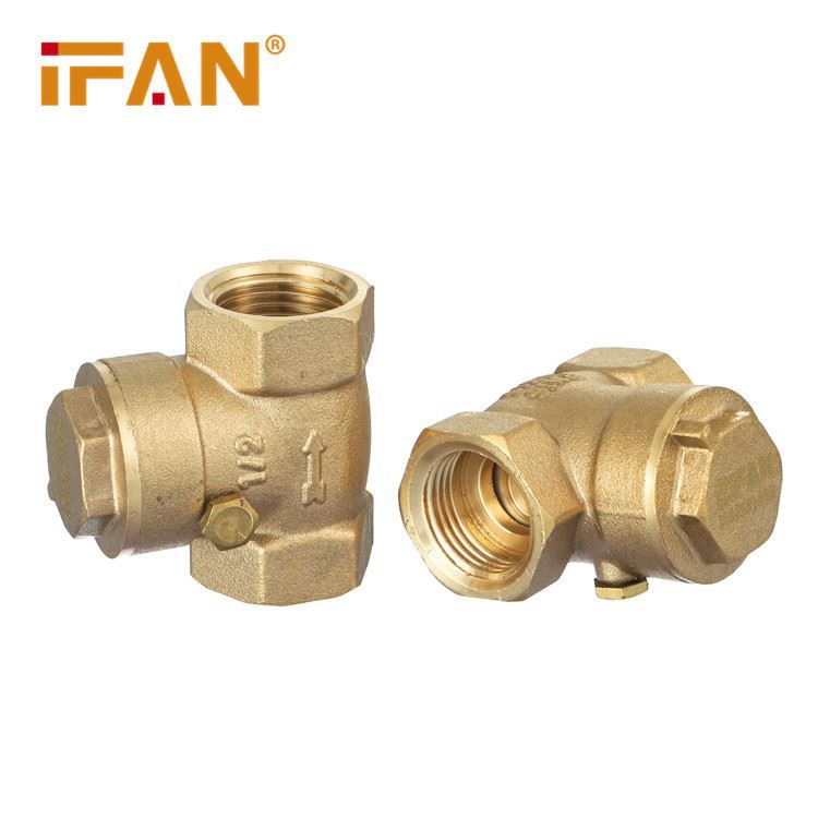 brass no return valve